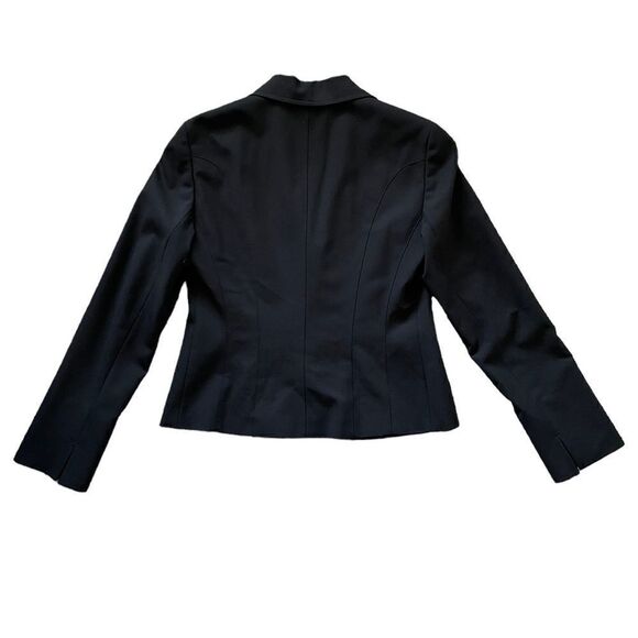 LAFAYETTE 148 NEW YORK Stretch Wool Blazer Black Size 4 - Picture 2 of 9